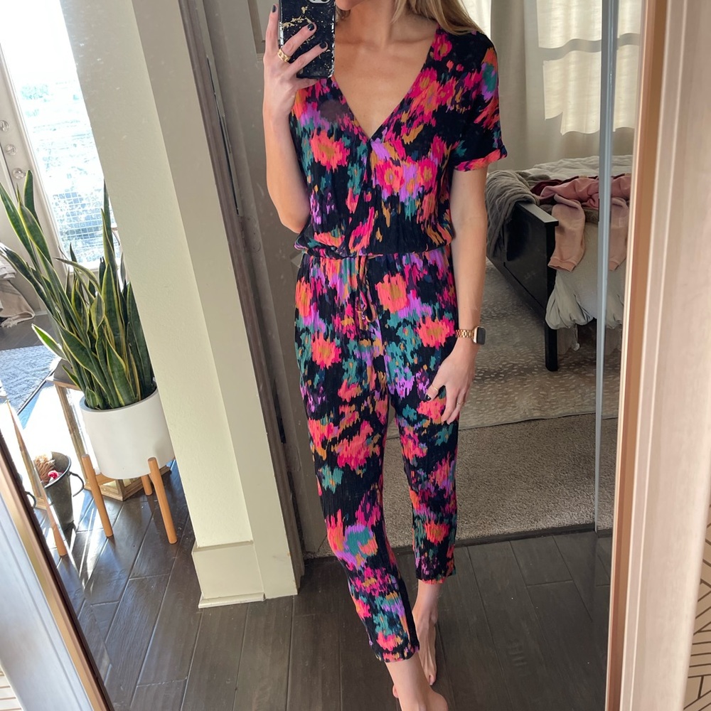 VICI colorful tie jumpsuit